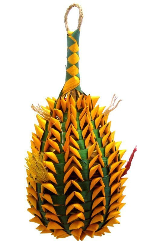 Pineapple Foraging Parrot Toy